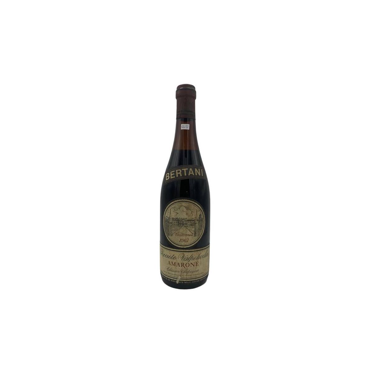 Vintage Bottle - Bertani Recioto della Valpollicella Amarone Classico Superiore DOC 1967 0,72 lt. - COD. 4632