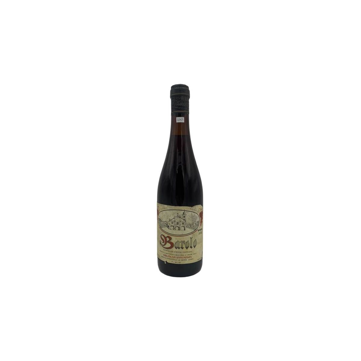 Vintage Bottle - Abbazia S.S. Annunziata Barolo DOC 1974 0,72 lt. - COD. 4643