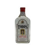 Vintage Bottle - Findlater Mackie Todd & Co. Todd's London Dry Gin 0,70 lt.  - COD. 6175