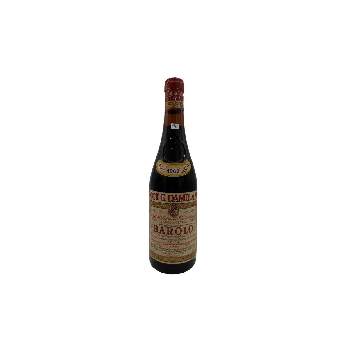 Vintage Bottle - Dott. Giacomo Damilano Barolo DOC 1967 0,72 lt. - COD. 4766