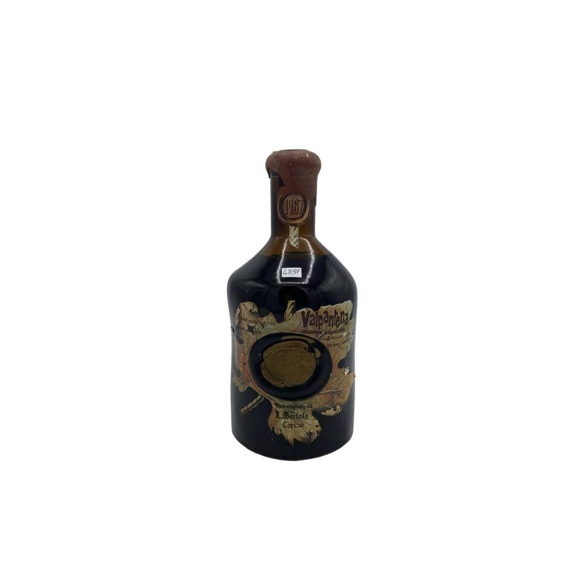 Vintage Bottle - Bertolo Valpantena Amarone Valpolicella DOC 1967 0,72 lt. - COD. 4831