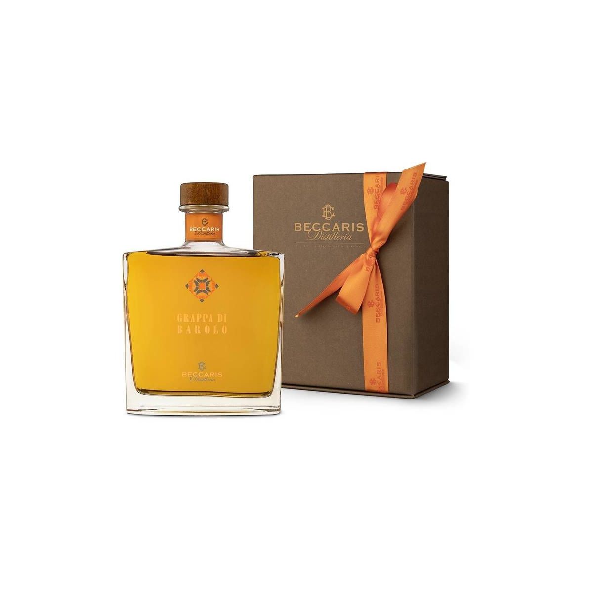 Beccaris - Linea Shapes Grappa di Barolo millesimata 0,70 lt. + Box