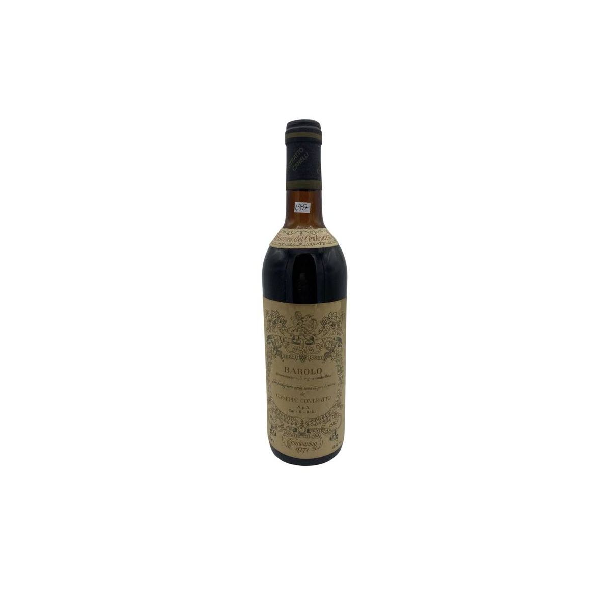 Vintage Bottle - Giuseppe Contratto Barolo Riserva del Centenario 1971 0,72 lt. - COD. 4997