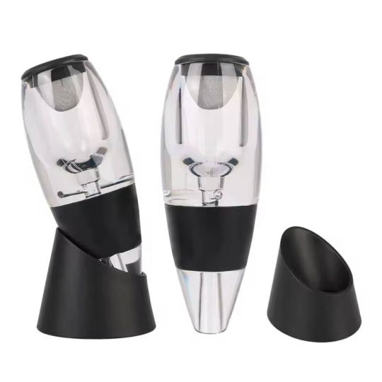 Aeratore per Vino, Decanter con Filtro per Vino Rosso con Base Supporto