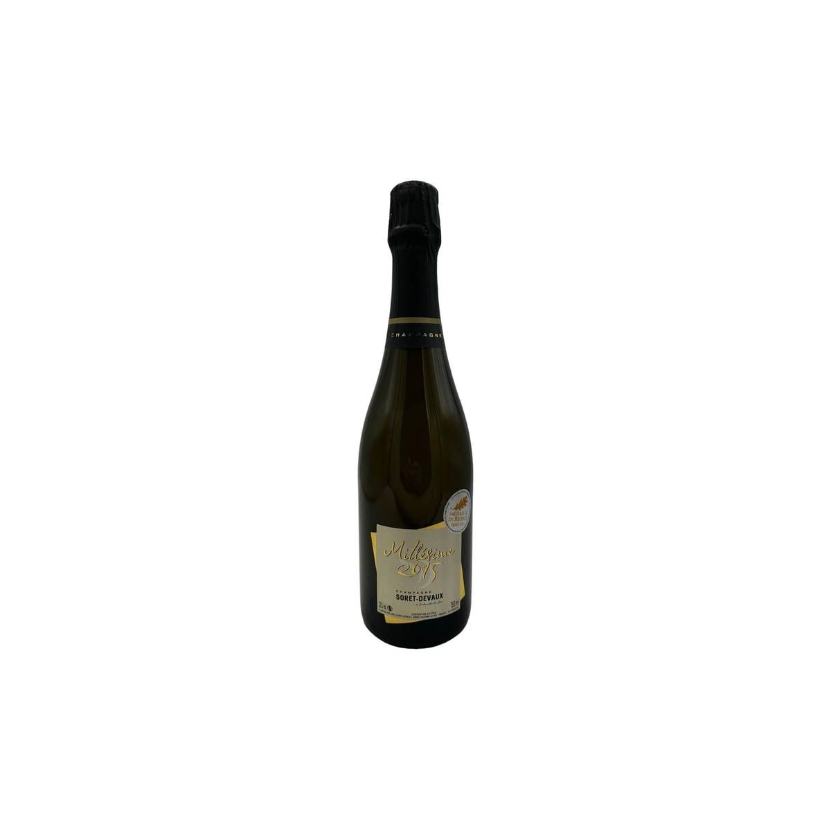 Soret-Devaux - Champagne AOC Millesime 2015 Brut 0,75 lt.