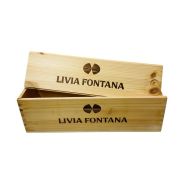 Cassetta Legno VUOTA Livia Fontata da 1 bottiglia MAGNUM