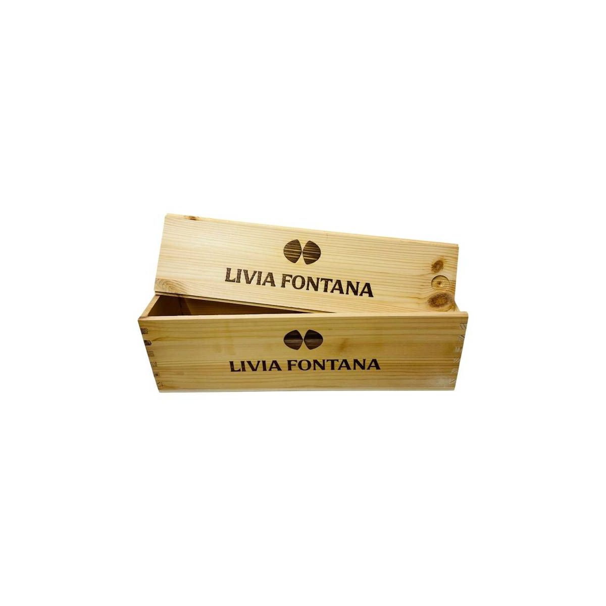 Cassetta Legno VUOTA Livia Fontata da 1 bottiglia MAGNUM