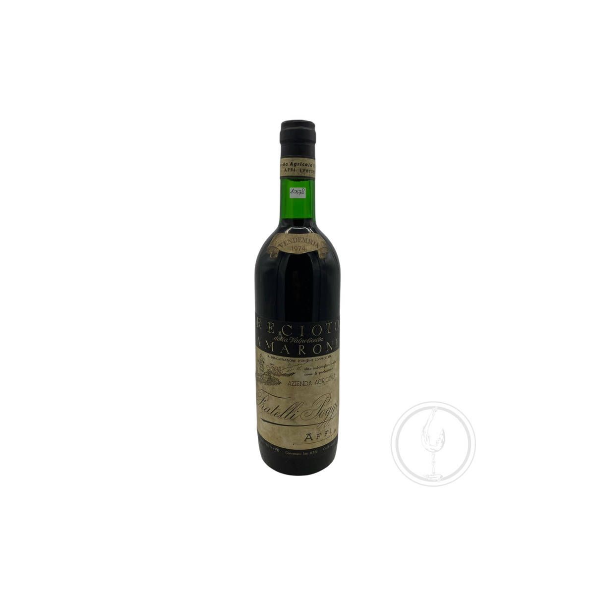 Vintage Bottle - F.lli Poggi Recioto della Valpolicella Amarone DOC 1974 0,72 lt. - COD. 10582