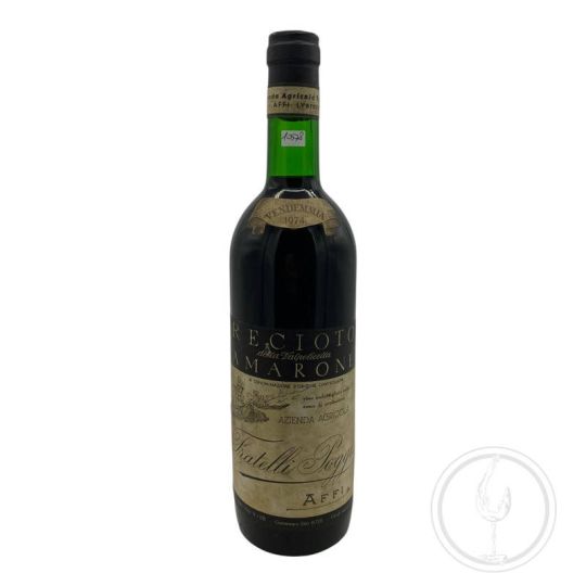 Vintage Bottle - F.lli Poggi Recioto della Valpolicella Amarone DOC 1974 0,72 lt. - COD. 10578