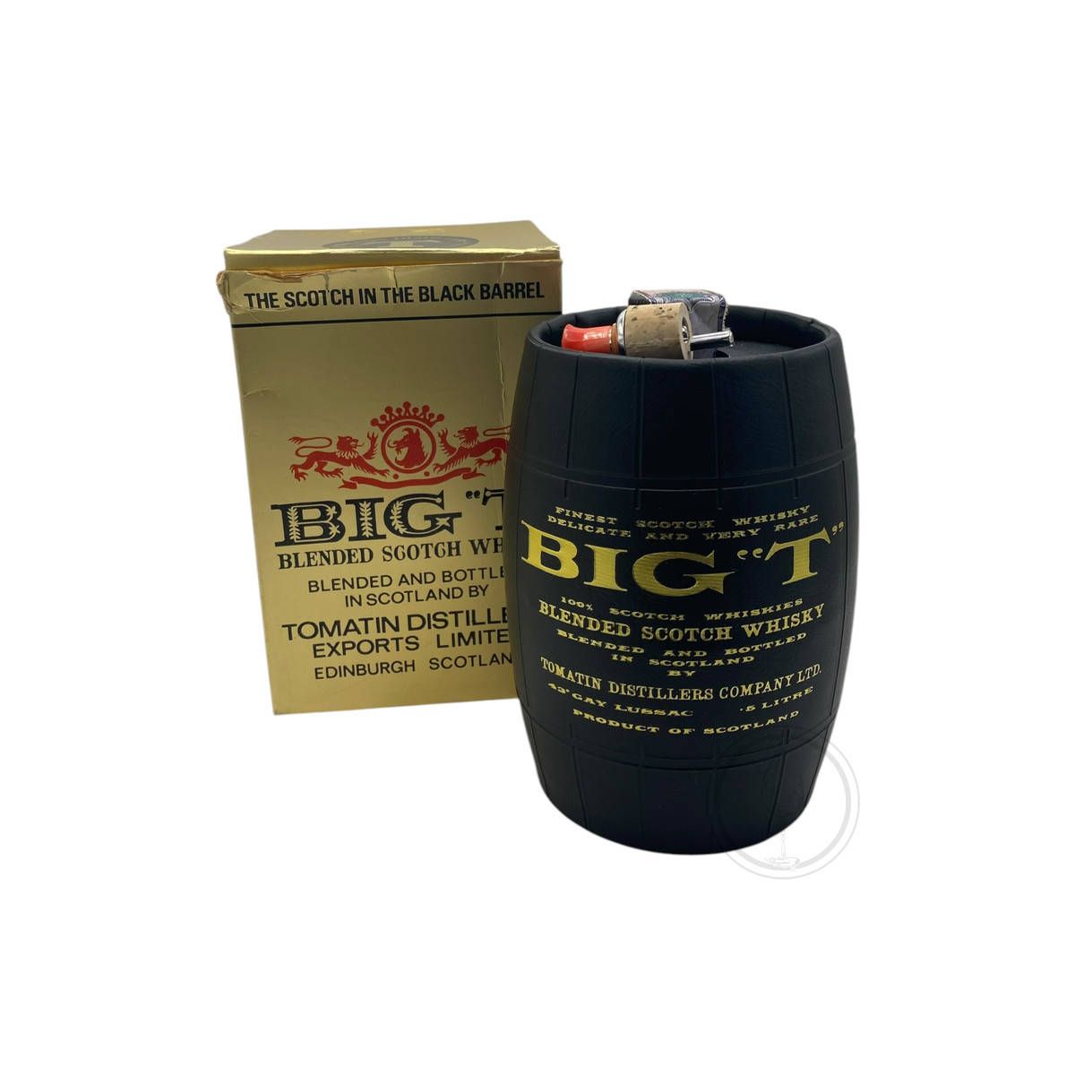 Tomatin Distillery - Blended Scotch Whisky Big T 0,50 lt. + Box (Ruined)