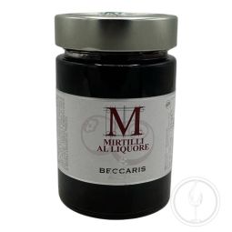 Beccaris - Frutta sotto Spirito Mirtilli al Liquore 200 ml.