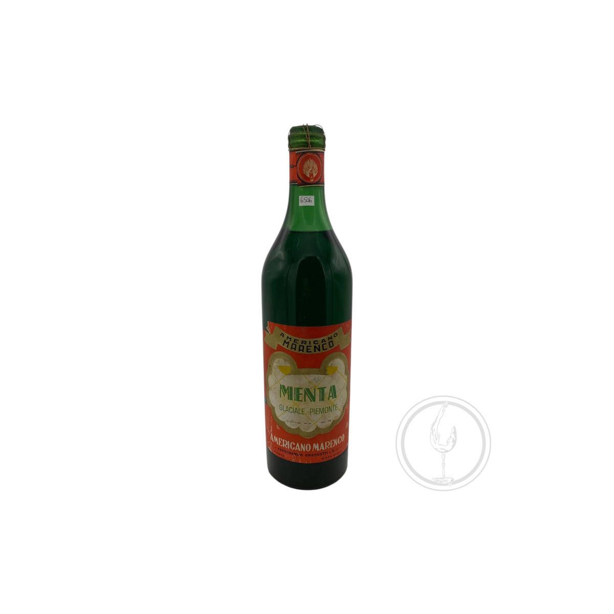 Vintage Bottle - Ferdinando Grassotti Americano Marenco Menta Glaciale Piemonte 1 lt. SIGILLO STELLA - COD. 6506