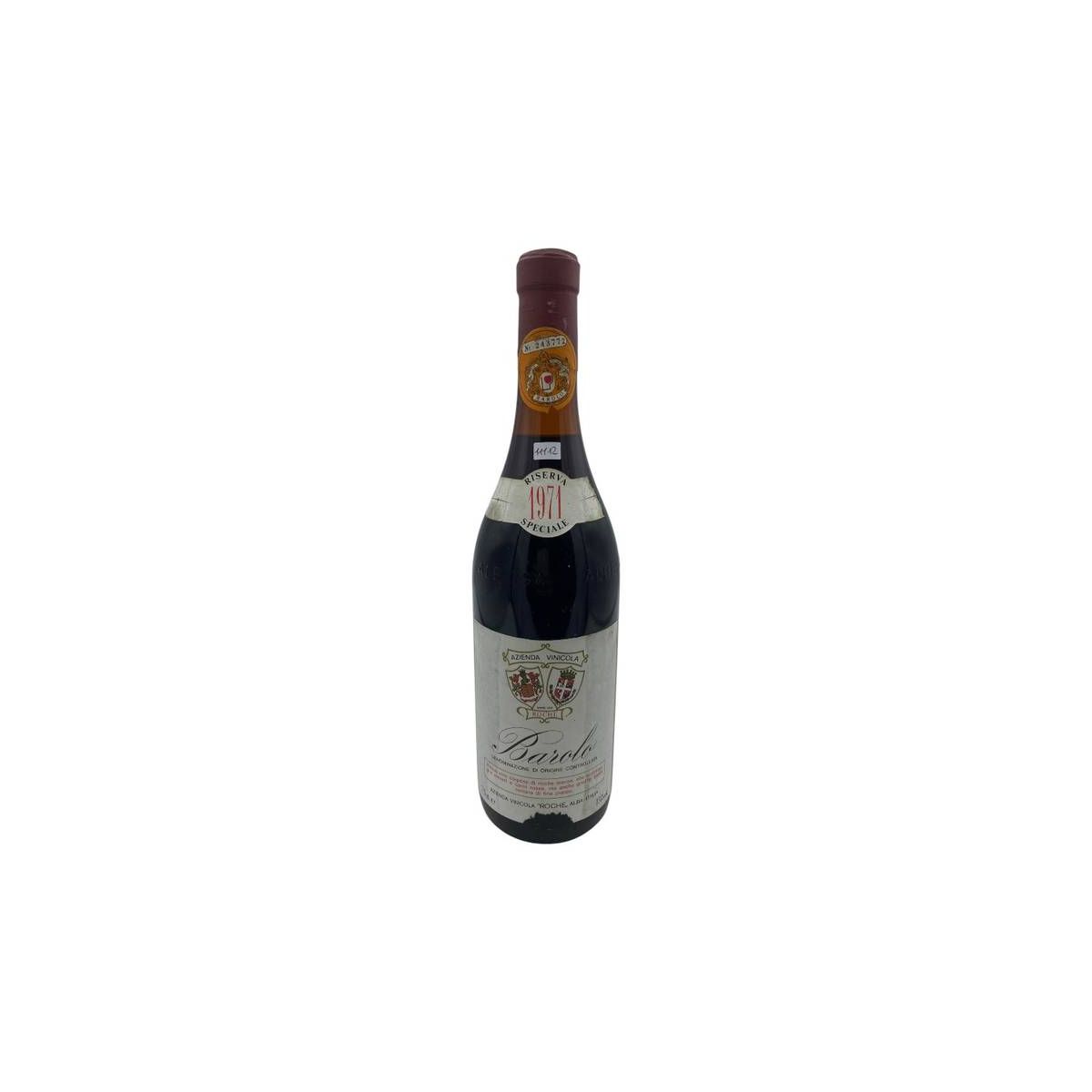 Vintage Bottle - Az. Vinicola Roche Barolo Riserva DOC 1971 0,72 lt. - COD. 11112