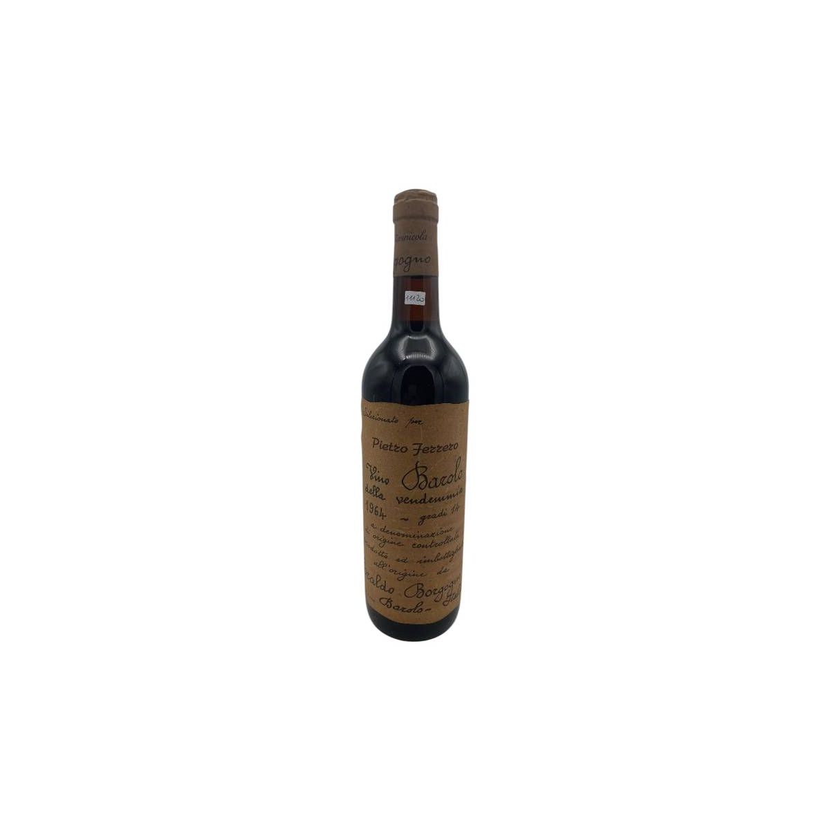 Vintage Bottle - Eraldo Borgogno Barolo DOC 1964 0,72 lt. - COD. 11120