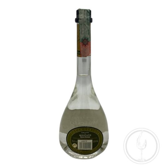 Rocca Certosa - Grappa di Moscato 0,70 lt. (etichetta un poco rovinata)