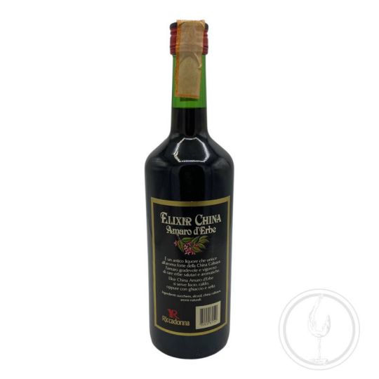 Vintage Bottle - Riccadonna Elixir China Amaro d'Erbe 0,75 lt. - COD. 6440