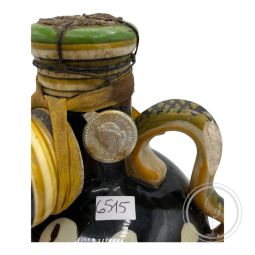 Vintage Bottle - Marmaca Rep. di San Marino Ceramica Dipinta 243 0,50 lt. SIGILLO TESTA DI DONNA COMPLETELY EMPTY / VUOTA - COD. 6515