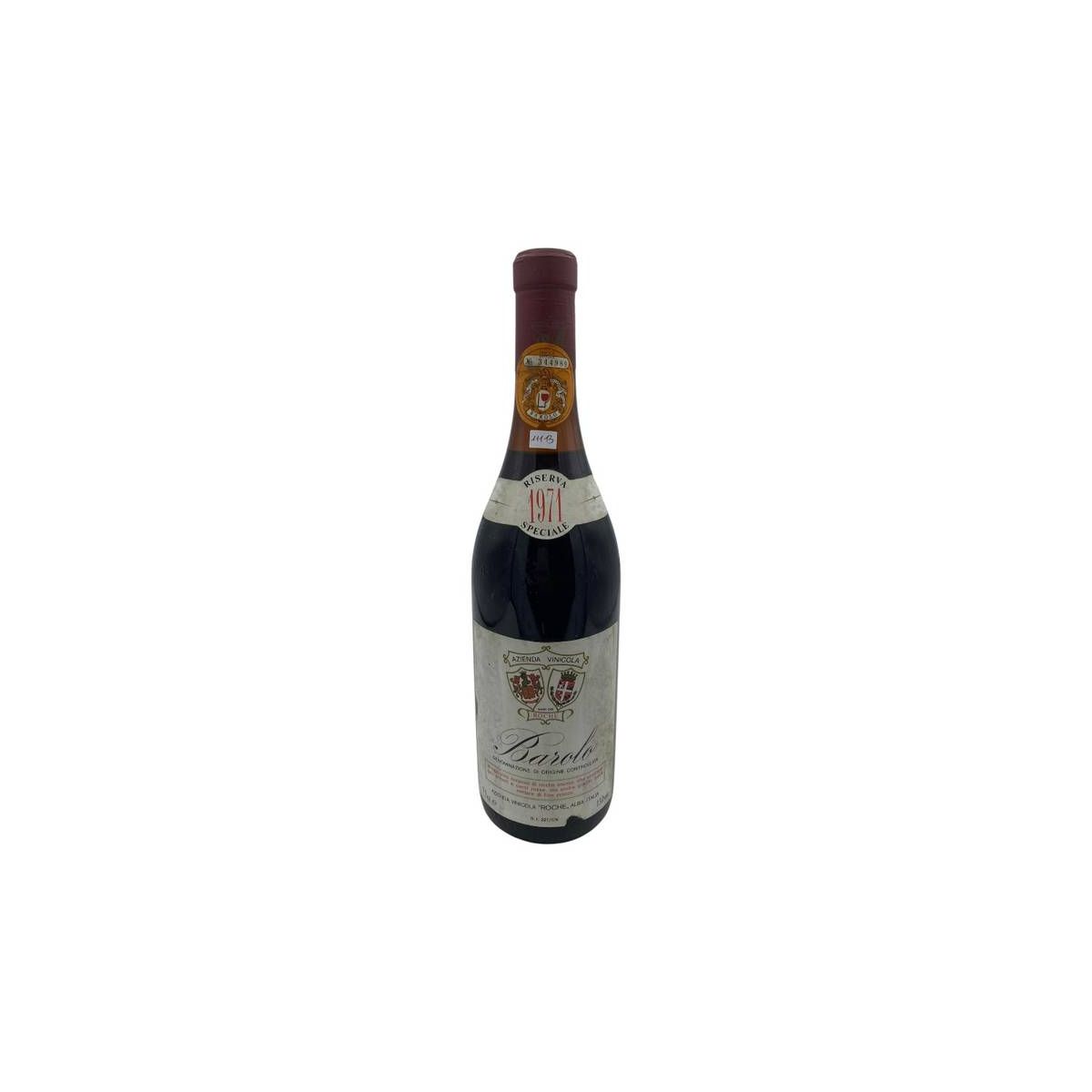 Vintage Bottle - Az. Vinicola Roche Barolo Riserva DOC 1971 0,72 lt. - COD. 11113