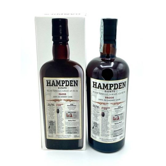 Hampden Distillery - Pure Single Jamaica Rum Pagos 100% EX-Sherry Cask 0,70 lt. + Box
