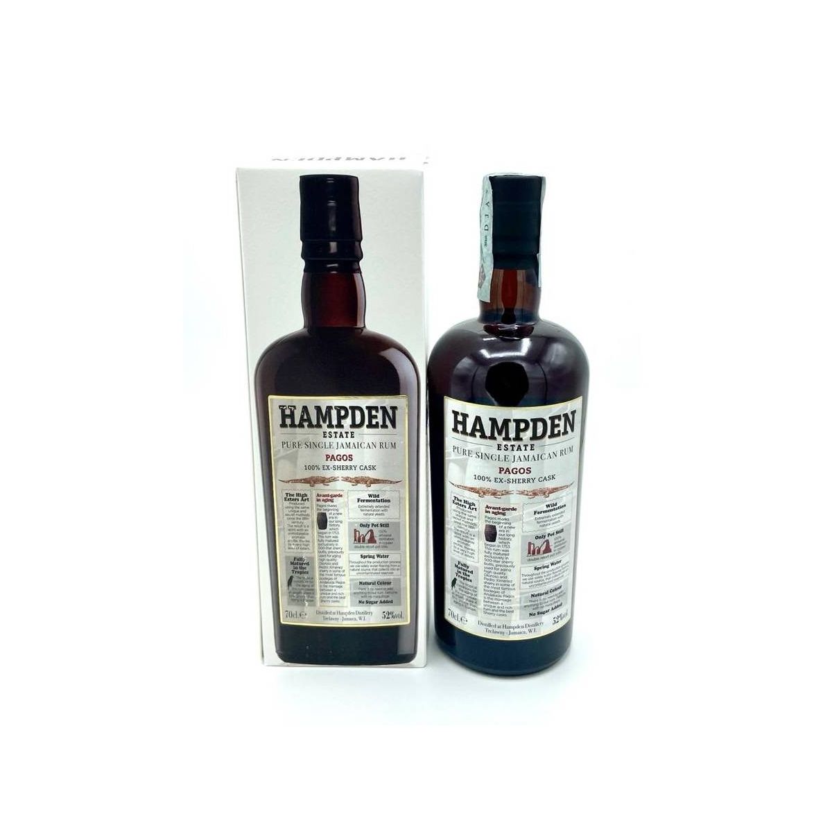 Hampden Distillery - Pure Single Jamaica Rum Pagos 100% EX-Sherry Cask 0,70 lt. + Box