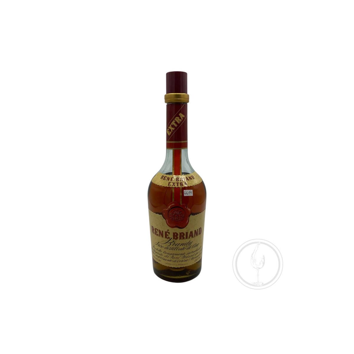 Vintage Bottle - Renè Briand Brandy Lungamente Invecchiato 0,75 lt. - COD. 6419