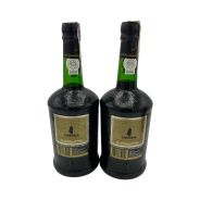 Vintage Bottle - Sandeman Origina Port Ruby x 2 bt 0,75 lt. + Wood Box - COD. 6646