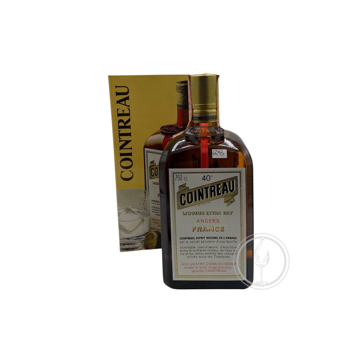 Vintage Bottle - Cointreau Liqueur 0,75 lt. + Box - COD. 6493