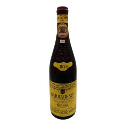 Vintage Bottle - Scarpa Barbaresco DOC Vigne del Payoré Barberis 1978 0,75 lt. CLEAR COLOR - COD. 10972