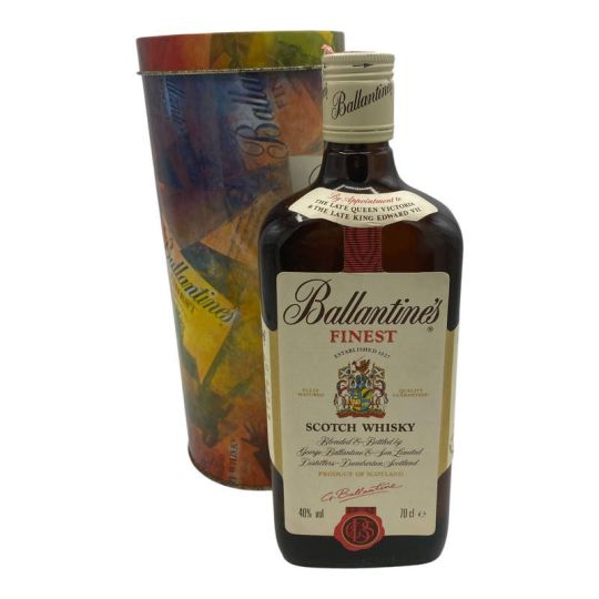 Ballantine's - Finest Scotch Whisky 0,70 lt. + Box in Latta Colorato