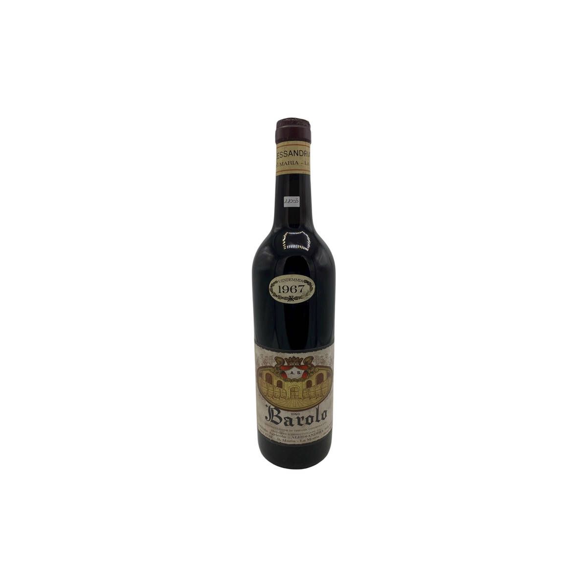 Vintage Bottle - Alessandria Silvio Barolo DOC 1967 0,72 lt. - COD. 11003