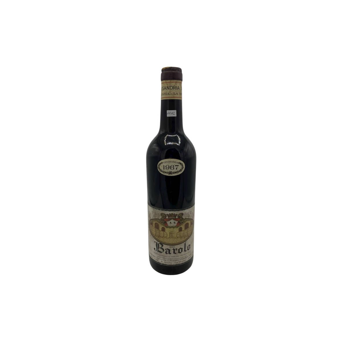 Vintage Bottle - Alessandria Silvio Barolo DOC 1967 0,72 lt. - COD. 11012