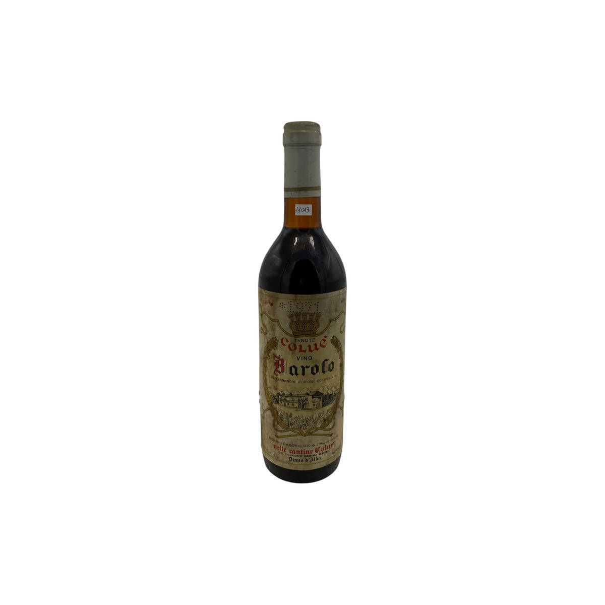 Vintage Bottle - Tenuta Coluè Barolo DOC  Cascina Rio 1971 0,72 lt. - COD. 11017