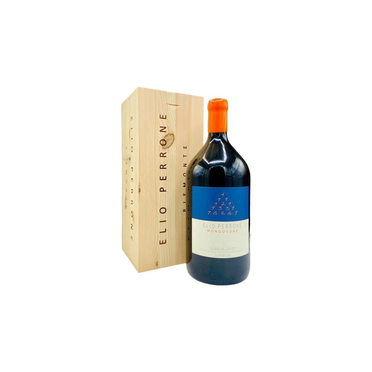 Elio Perrone - Barbera d'Asti Superiore DOCG Mongovone 2023 5 lt. BIG MAGNUM + Box Legno