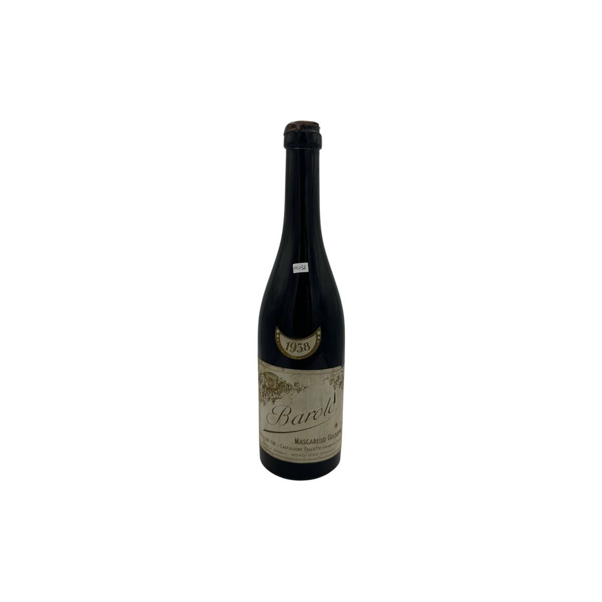 Vintage Bottle - Mascarello Giuseppe Barolo 1958 0,70 lt. IMBOTTIGLIAMENTO CASALINGO - COD. 11038