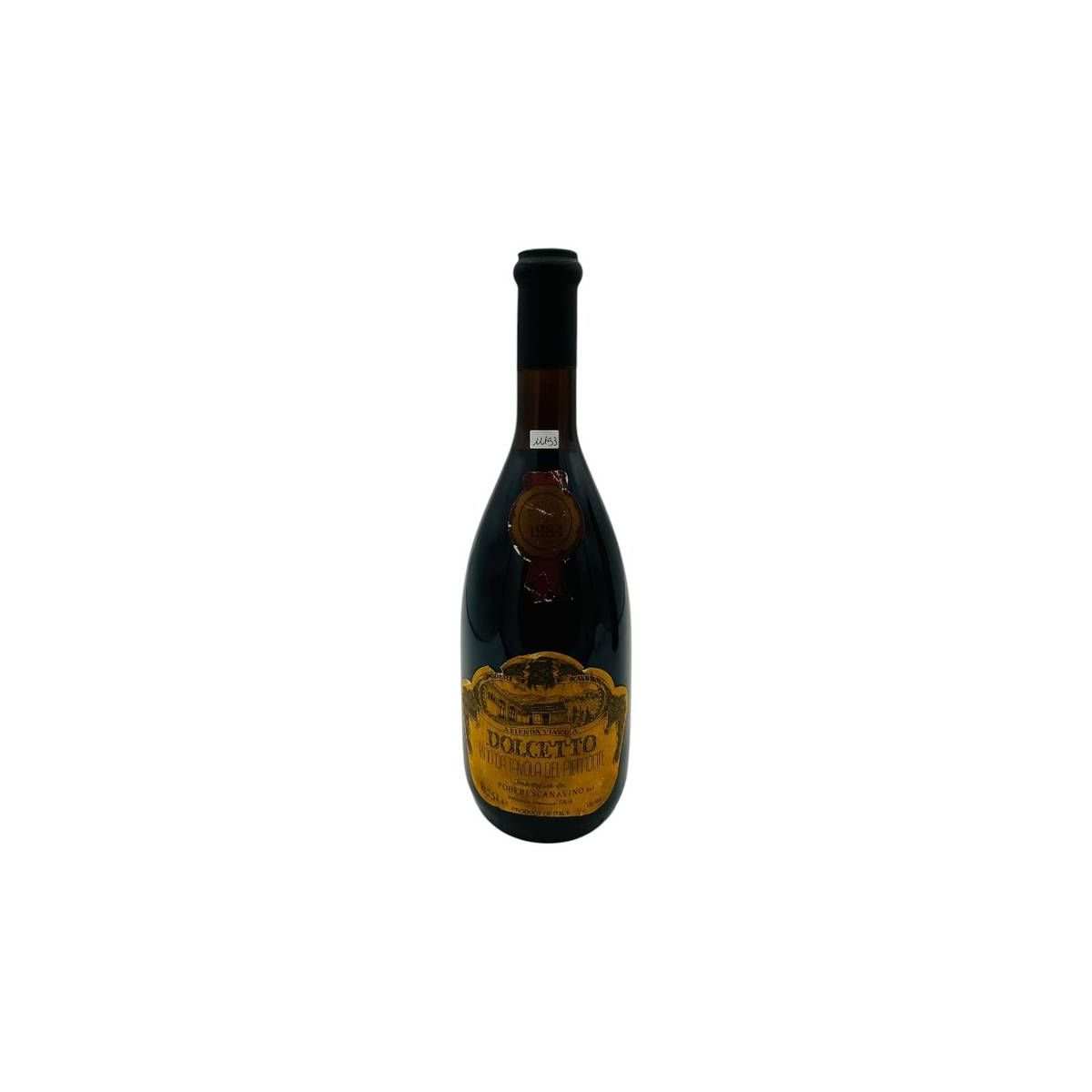 Vintage Bottle - Poderi Scanavino Dolcetto 1984 0,75 lt. - COD. 11153