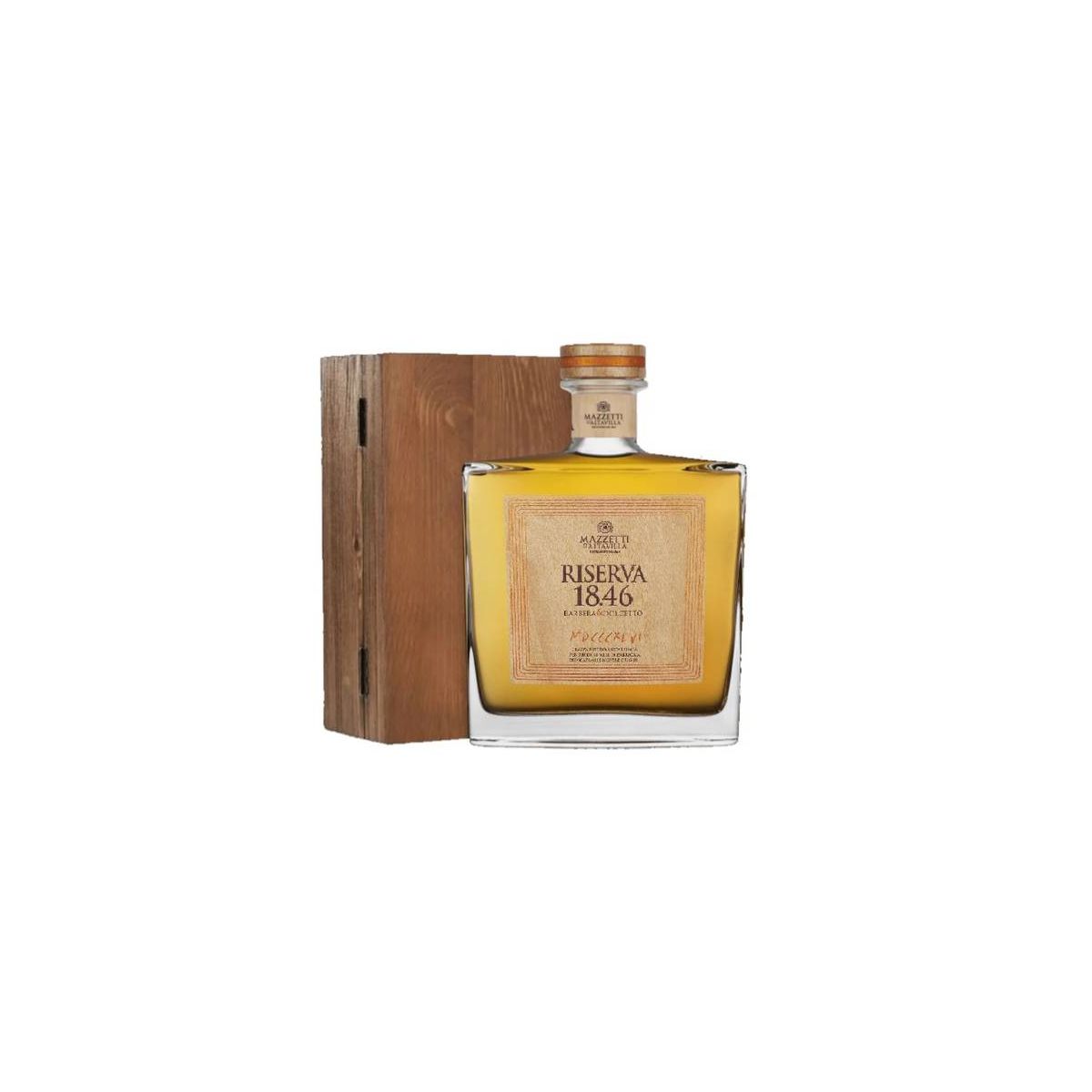 Mazzetti d'Altavilla - Grappa Riserva di Barbera e Dolcetto Riserva 18.46 0,70 lt. + Box Legno