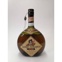 Vintage Bottle - Henri A. Sempè Armagnac 3 STAR LOW LEVEL 0,75 lt. SIGILLO STELLA - COD. 5382