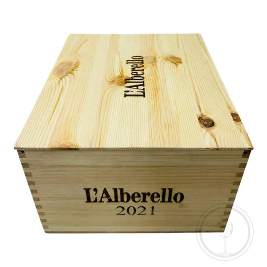 Cassetta Legno VUOTA Castello Colle Massari Alberello Grattamacco 2021 da 6 bottiglie