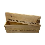 Cassetta Legno VUOTA Aldo Conterno da 1 Bottiglia