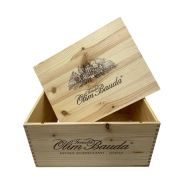 Cassetta Legno VUOTA Tenuta Olim Bauda da 6 bottiglie