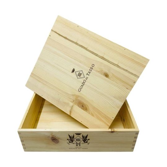 Cassetta Legno VUOTA Marchesi Antinori Guado al Tasso 2022 da 3 bottiglie