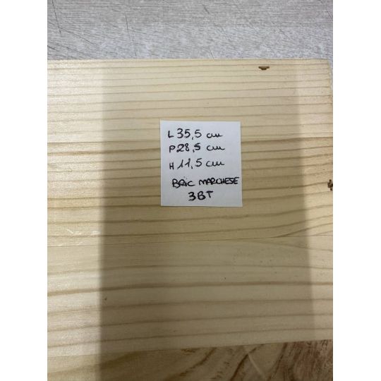 Cassetta Legno VUOTA Coppo Barbera d'Asti Bric del Marchese da 3 bottiglie
