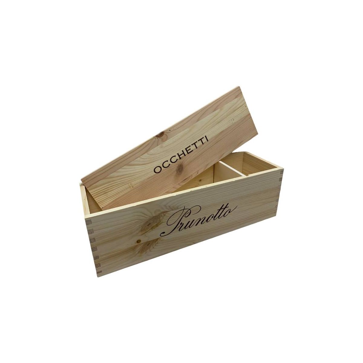 Cassetta Legno VUOTA Prunotto MAGNUM da 1 bottiglia