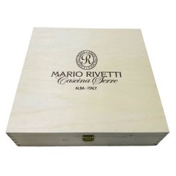 Cassetta Legno VUOTA Mario Rivetti da 4 bottiglie