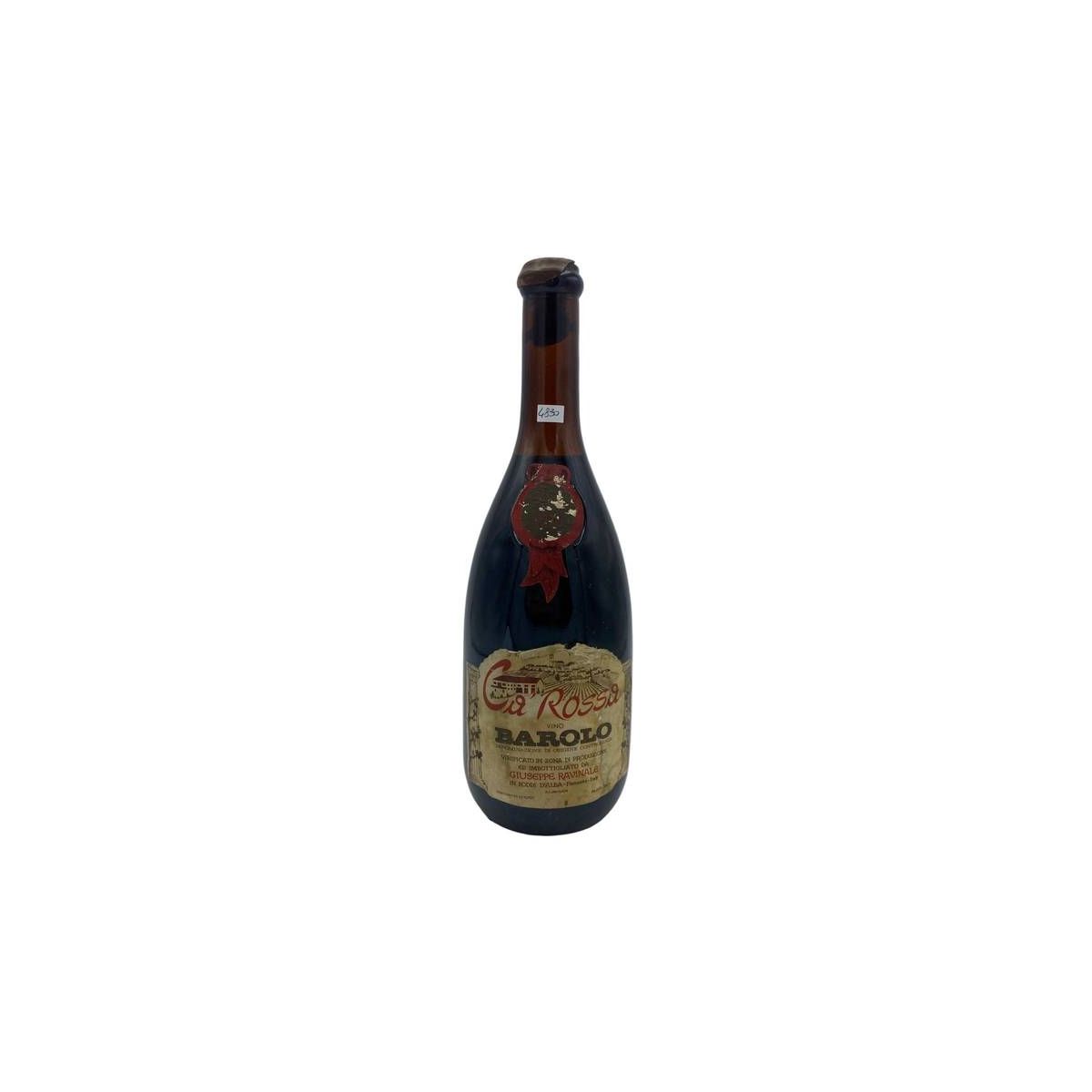 Vintage Bottle - Giuseppe Ravinale Barolo DOC Ca Rossa 1971 0,72 lt. - COD. 4830