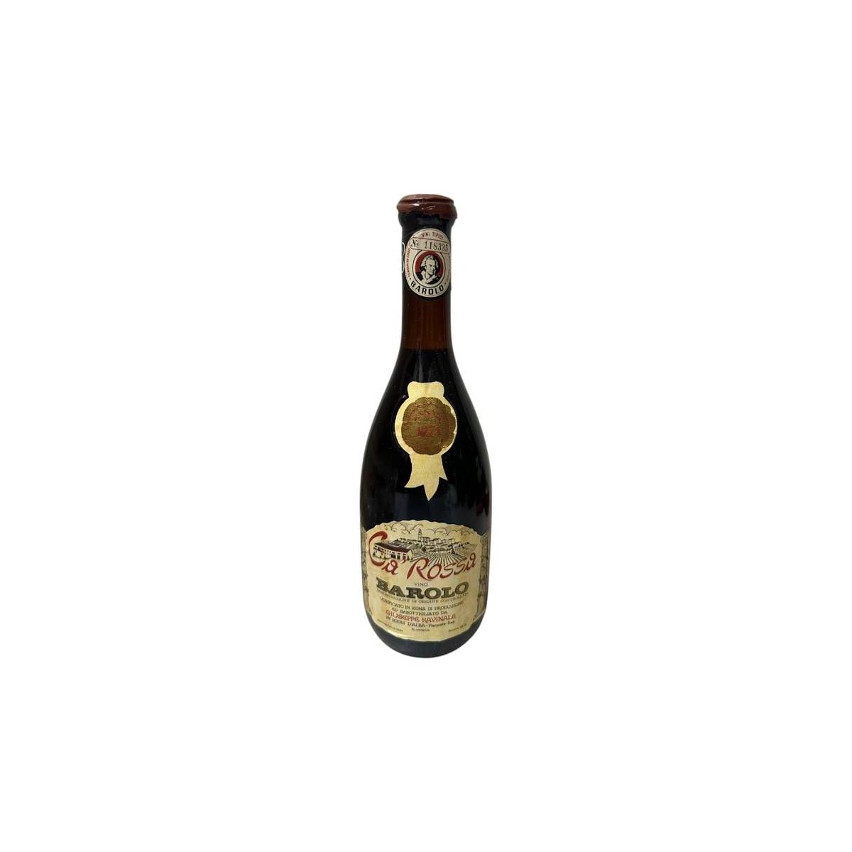 Vintage Bottle - Giuseppe Ravinale Barolo DOC Ca Rossa 1971 0,72 lt. - COD. 11193 - 11265