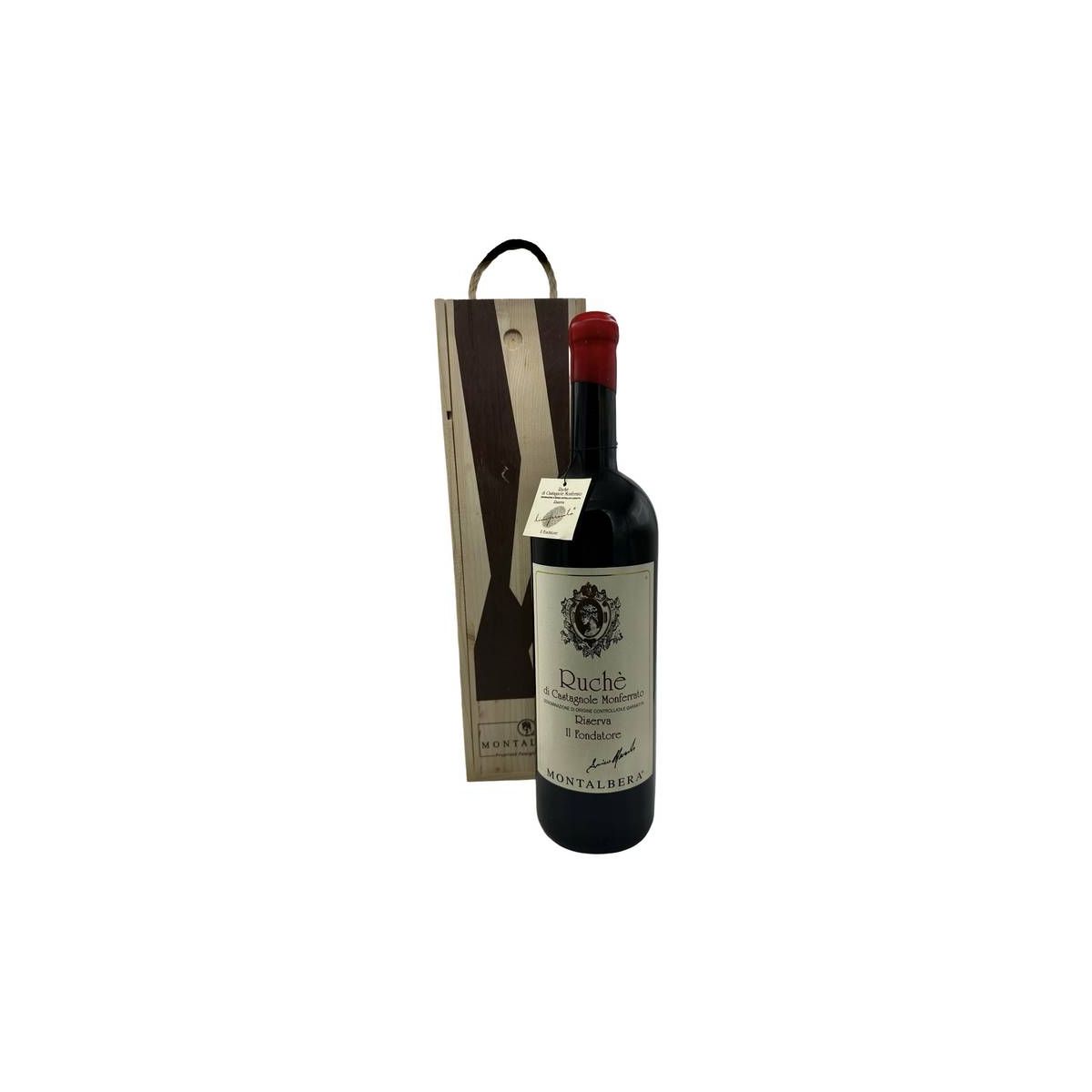 Montalbera - Ruchè di Castagnole Monferrato Riserva DOCG Il Fondatore 2021 1,5 lt. MAGNUM + Box Legno