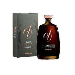Distillerie Bonollo - Amaro alle Erbe con Grappa OF Amarone Barrique 0,70 lt. + Box