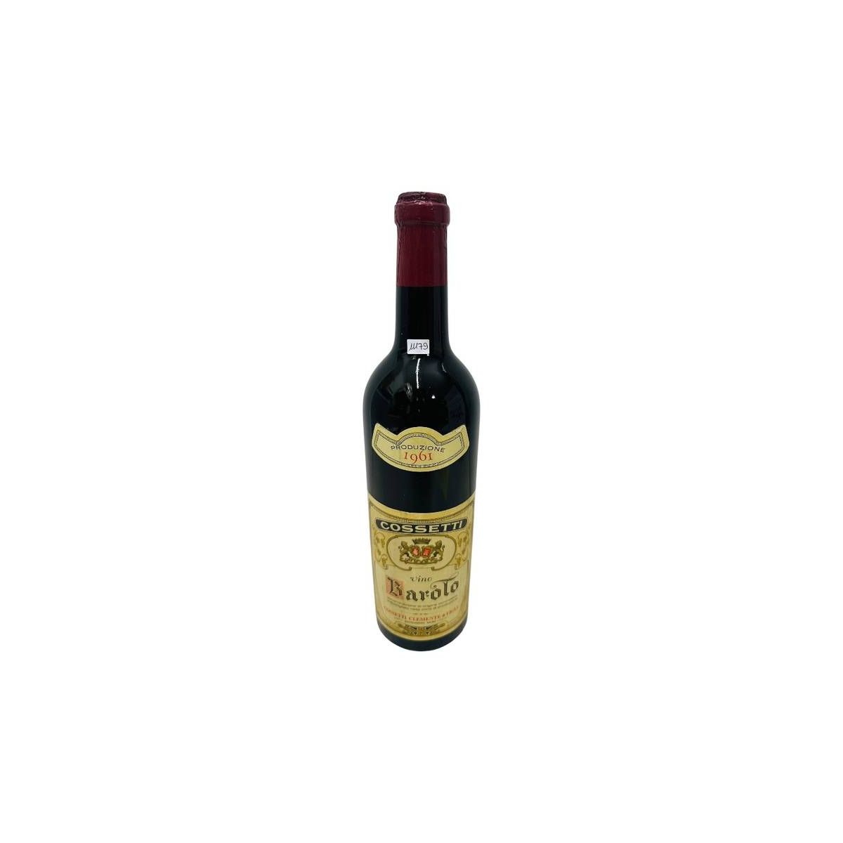 Vintage Bottle - Cossetti Clemente e Figli Barolo DOC 1961 0,72 lt. - COD. 11179