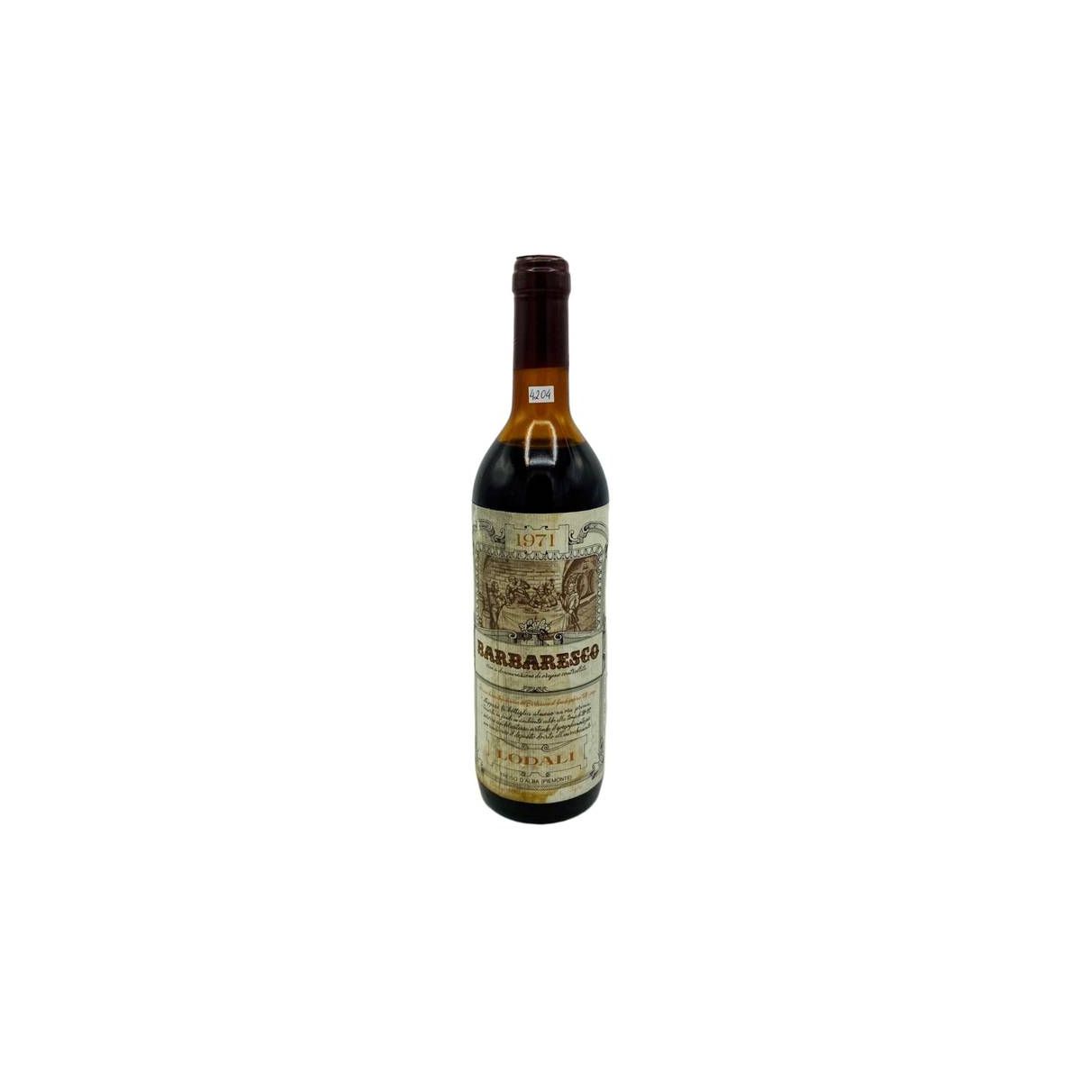 Vintage Bottle - Lodali Barbaresco DOC 1971 0,75 lt. - COD. 4204